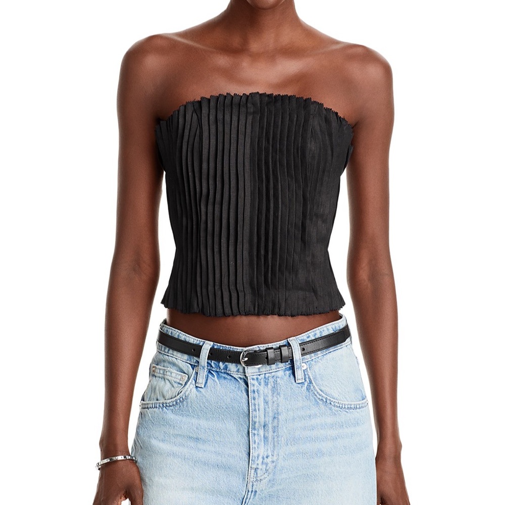 STAUD Parma Strapless Top